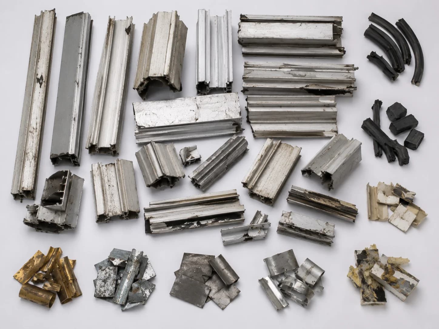Building window and door aluminum recycling application on FR-XRT.