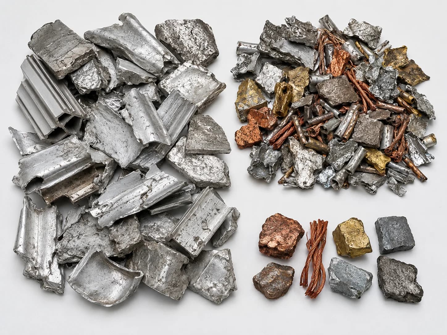 Zorba aluminum purification — coarse mixed non-ferrous feed upgraded by FR-XRT.