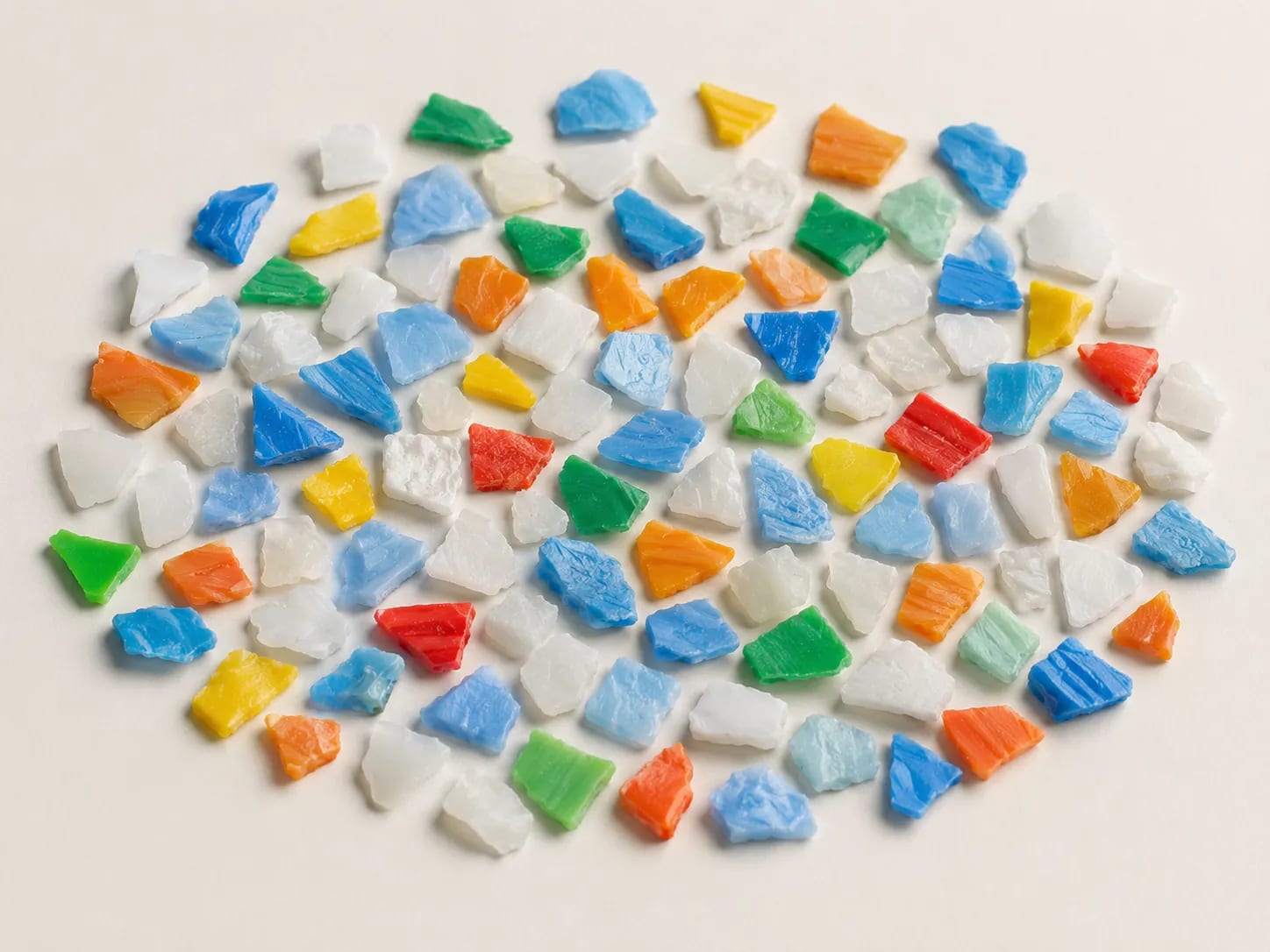 PE flakes.