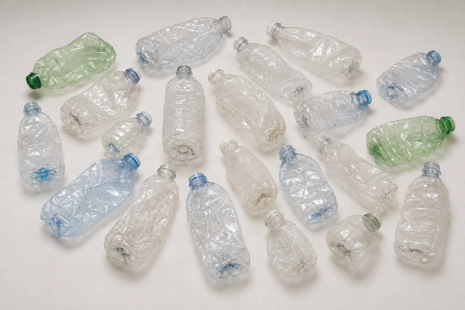 Clear PET bottle fraction.