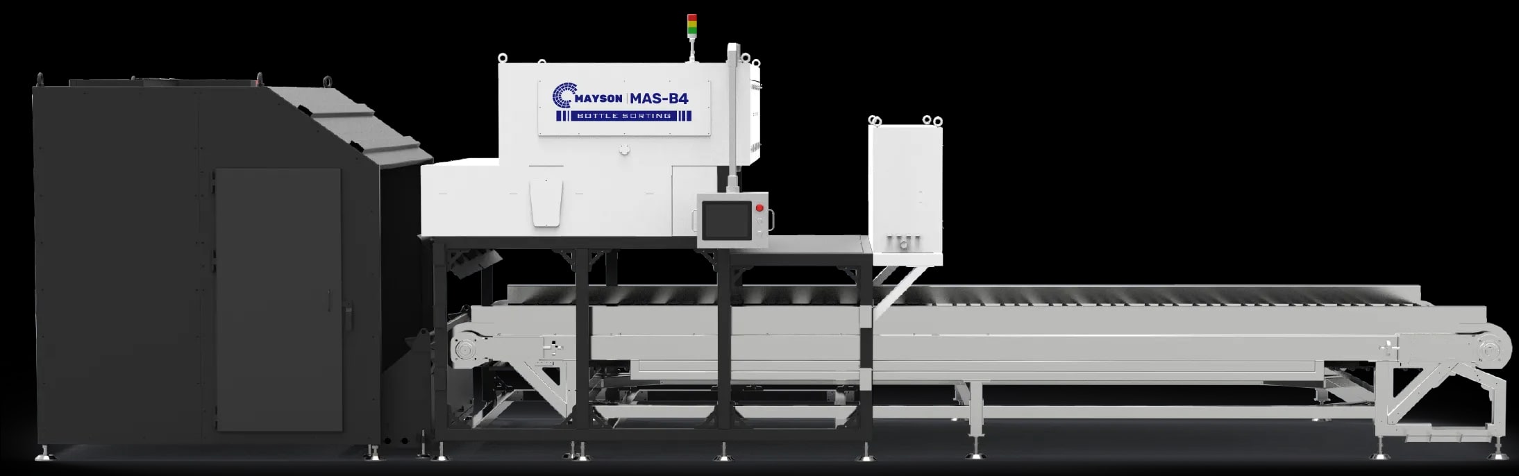 Mayson MAS-B whole-bottle sorter.