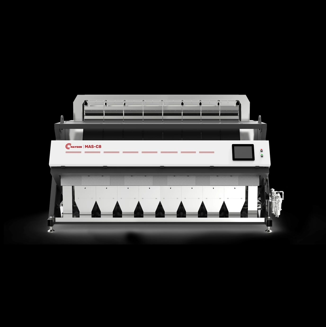Mayson MAS-C plastic color sorter, front view