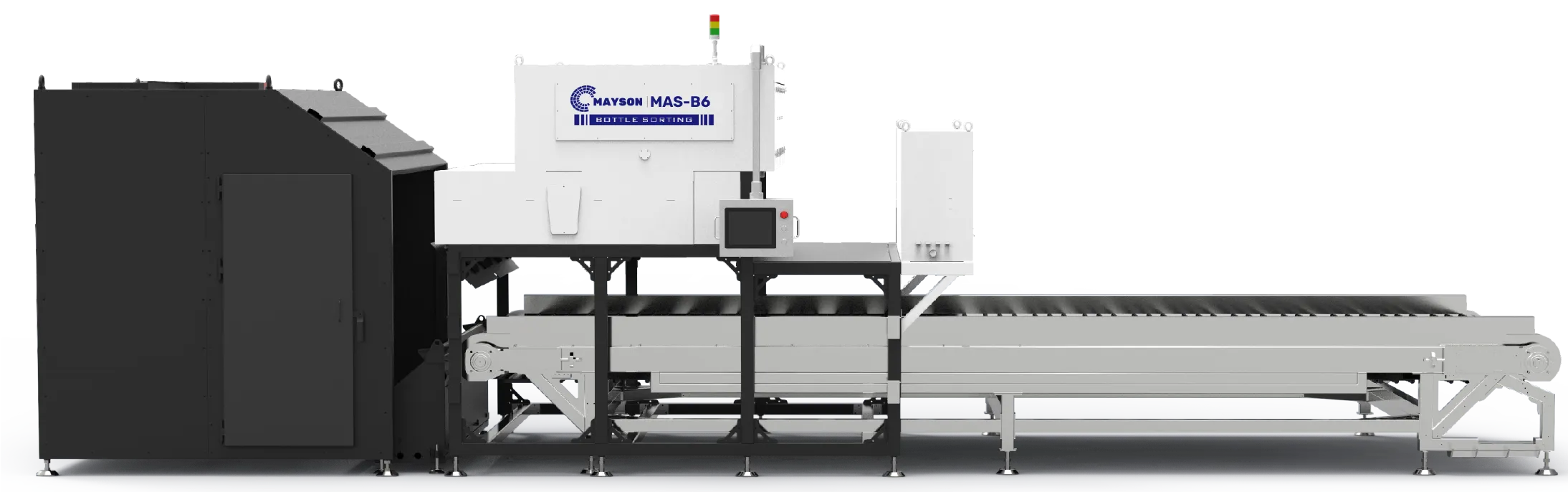 Mayson MAS-B bottle sorter, front view