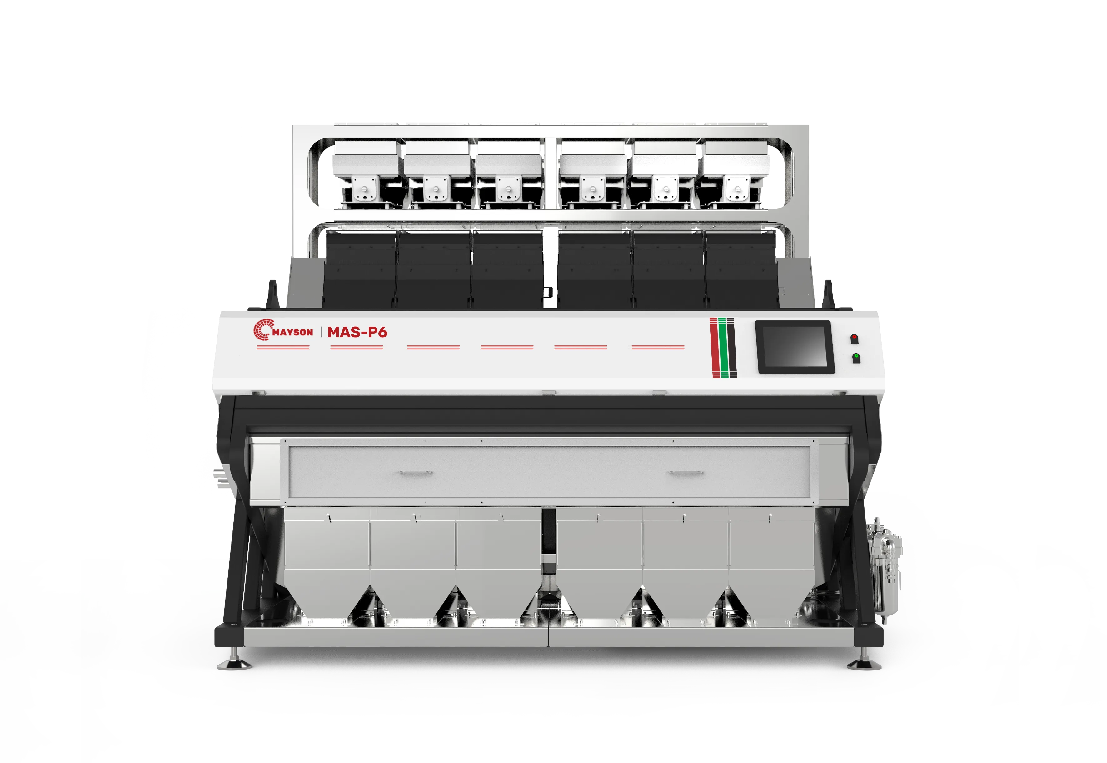 Mayson MAS-P PET material sorter, front view