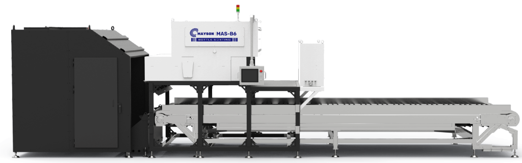 Mayson bottle color and NIR material sorter/separator